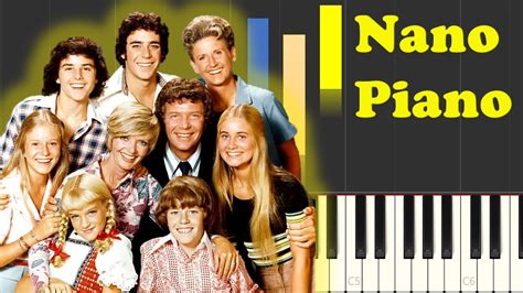 The Brady Bunch Theme Song Piano Tutorial EASY - YouTube