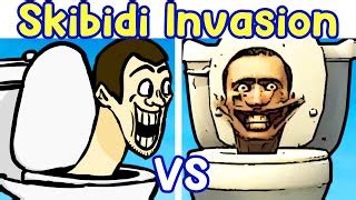 Friday Night Funkin': Skibidi Toilet FNF VS Animation | Skibidi Invasion (FNF Mod) | Music Jinni