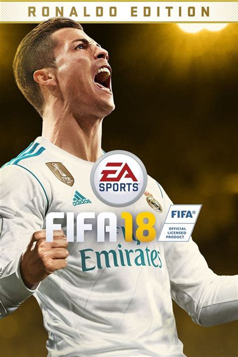 FIFA 18 (Ronaldo Edition) (2017) PlayStation 4 box cover art - MobyGames