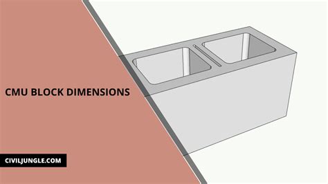 Dimensions Of Cmu Block at edwardkroberts blog