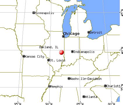 Oakland, Illinois (IL 61943) profile: population, maps, real estate, averages, homes, statistics ...