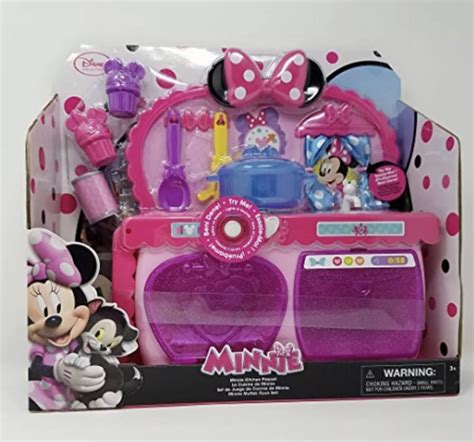 Disney Minnie Mouse Kitchen Play Set, Oven, Pan - Etsy