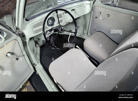 1959 Volkswagen Beetle interior Stock Photo - Alamy