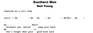 Neil Young - Southern Man Guitar Lesson, Tab & Chords - JGB