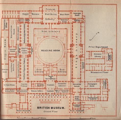 Map of The British Museum - The Graphics Fairy