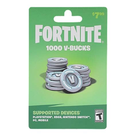 Fortnite V-Bucks $7.99 Gift Card, 1 each