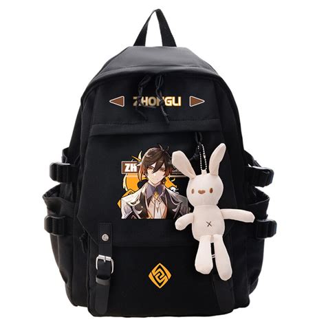 Genshin Impact Backpack Casual Bag - Zhongli - Honkai Merch Store