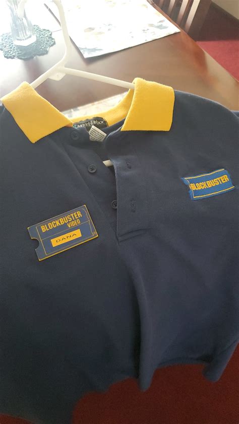 Dana Wessel on Twitter: "Found my old Blockbuster employee shirt at my parents place! https://t ...