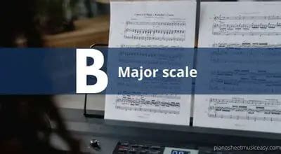 B Major Scale on the Piano – Notes, Fingerings & More