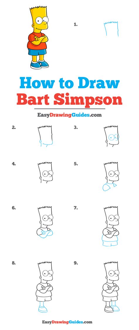 How to draw bart simpson really easy drawing tutorial – Artofit