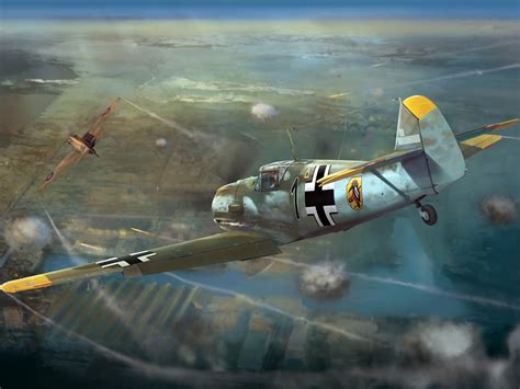 Messerschmitt Bf=109 WWII GERMAN MESSERSCHMITT BF-109 FIGHTER PLANE www ...