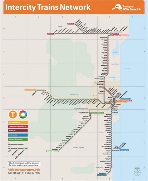 Sydney train map