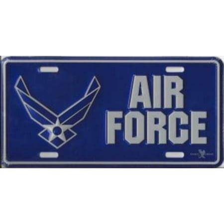 Air Force Metal License Plate - Walmart.com