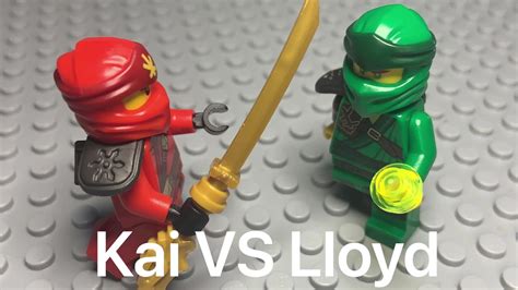 Kai VS Lloyd! LEGO Ninjago Stop Motion - YouTube