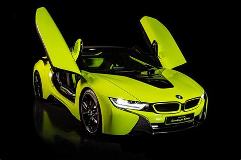 Alcantara and BMW: BMW i8 Roadster LimeLight Edition