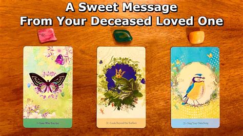 A Sweet Message from Your Deceased Loved One 💛 Timeless Pick a Card Reading 💜 - YouTube