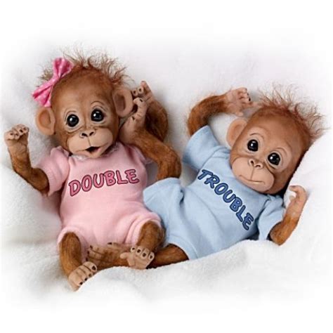 Reborn Baby Monkeys (Full Silicone & Vinyl) - DollsLikeMe.com