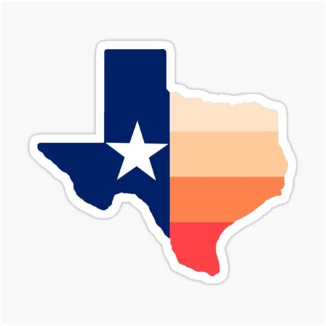 "Texas state with flag" Sticker for Sale by thefigs | Redbubble