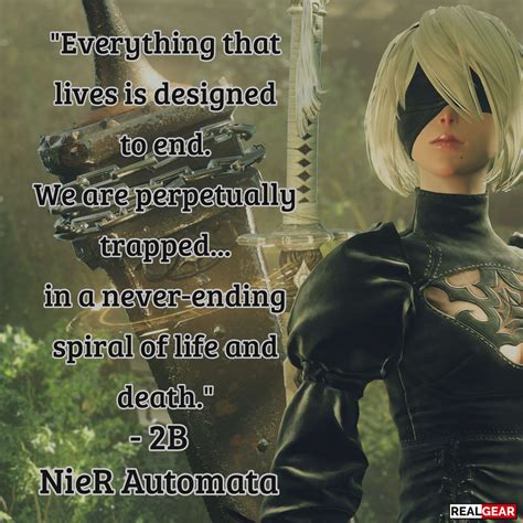 #realgear #nierautomata #2B #gamer #videogamequotes #gamer #gamingcommunity