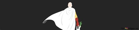 One Punch-Man Saitama minimalism 4K wallpaper download