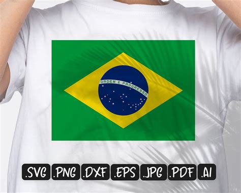 Brazil Flag SVG - Etsy