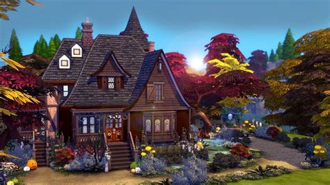 Witch's Cottage ğŸ”® || The Sims 4: Speed Build - YouTube #witchcottage Witch's Cottage ğŸ ...