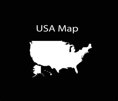 USA Map Vector Illustration in Black Background 11774511 Vector Art at Vecteezy