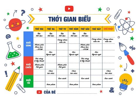 Tổng hợp hơn 59 hình ảnh cách vẽ thời gian biểu (vừa cập nhật) - hometrainer.edu.vn