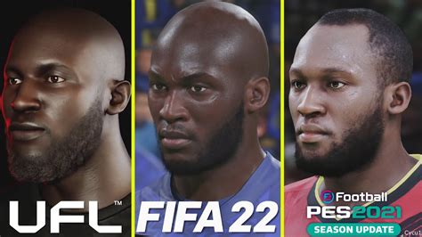 UFL vs FIFA 22 vs PES 2021 Early Graphics Comparison - YouTube