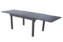 Table de jardin HESPERIDE Piazza rectangulaire noir 10 personnes | Leroy Merlin