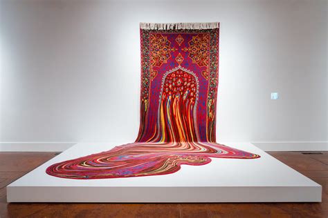 Traditional Persian carpet design meets contemporary art in 'Collision ...