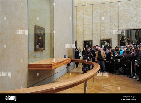 France Paris Louvre museum art gallery Mona Lisa room crowds of ...