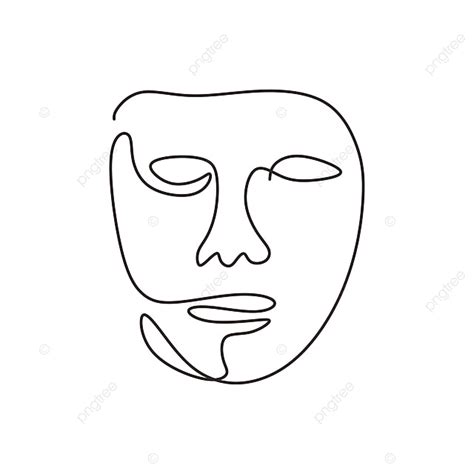 Continuous Line Drawing Vector Art PNG, Continuous One Line Drawing Of ...