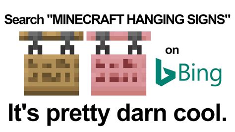 Search "Minecraft Hanging Signs Recipe" on Bing... - YouTube