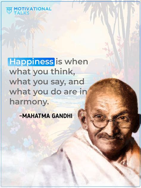 maha gandhi quote on happiness and happiness