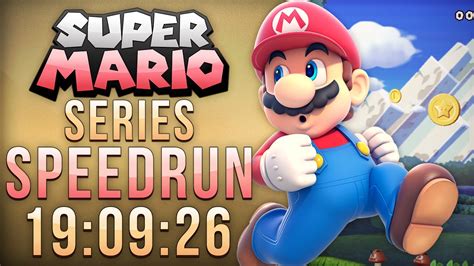 Super Mario Series Speedrun in 19:09:26 (New Super Mario Bros. U) - YouTube