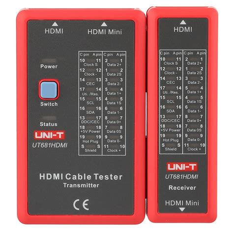 HDMI Tester Portable High Definition Network Cable Tester Checker NF ...