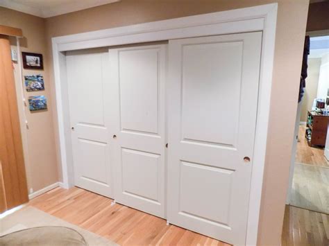 How To Install Triple Sliding Closet Doors at Donna Brown blog