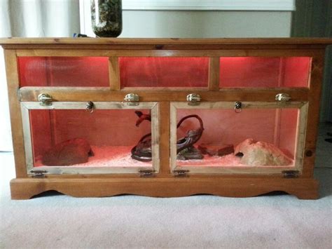 Homemade Reptile Cage | DIY Snake Enclosure | DIY Reptile Cages | Pinterest # ...