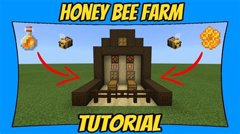 Automatic Honey Bottle & Honeycomb Farm Tutorial [Minecraft Bedrock Edit... | Minecraft farm ...