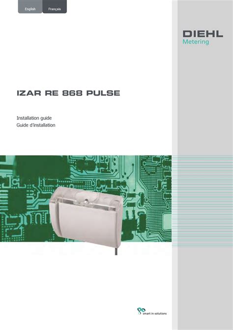 DIEHL METERING IZAR RE 868 PULSE INSTALLATION MANUAL Pdf Download | ManualsLib