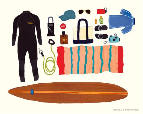 Surfing Print - Small Adventure