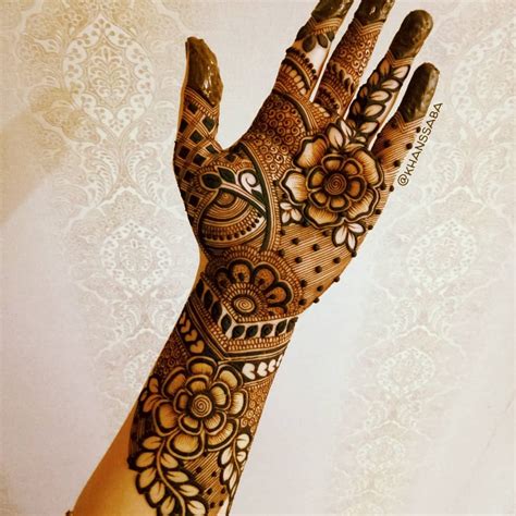 Eid Special Easy Floral Mehndi Designs for Hand - K4 Fashion