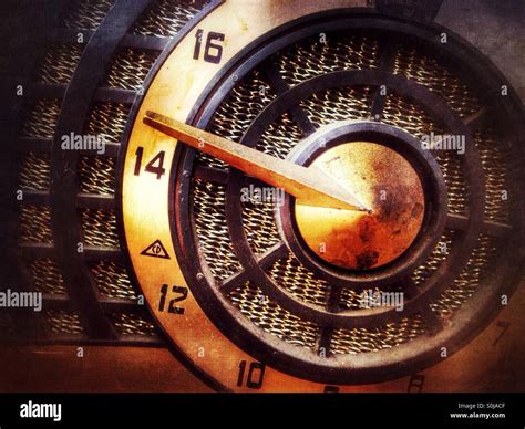 Vintage Radio Dial Stock Photo - Alamy