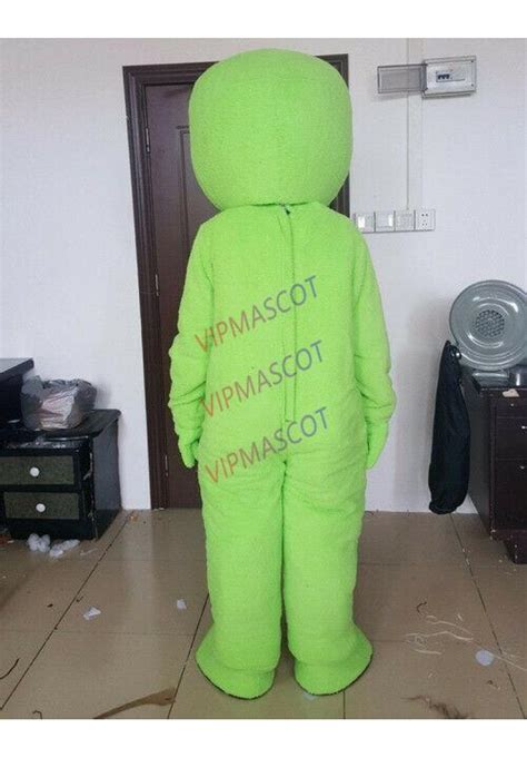 Halloween Green Mascot Costume Cosplay Party Dress Clothing Carnival Adults