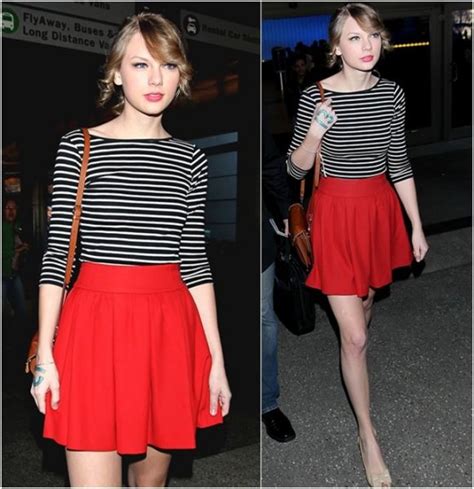 15 Best Outfit Ideas on How to Wear Red Flare Skirt - FMag.com