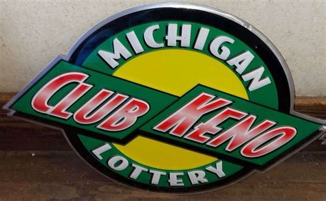 Michigan Pull Tabs & Michigan Club Keno Tin Signs 22”x17” - Sherwood Auctions