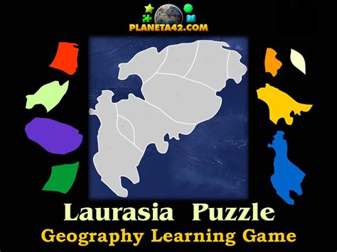 Laurasia Puzzle | Geography games, Learning games, Geography