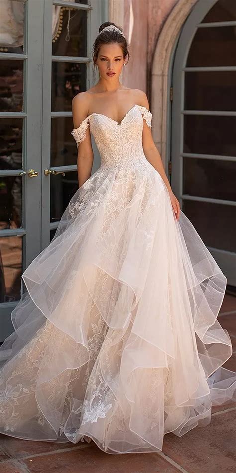 moonlight wedding dresses ball gown sweetheart neckline off the ...