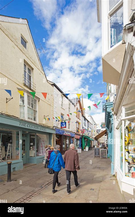 Monmouth town centre and it's historic buildings, Monmouthshire, Wales, UK Stock Photo - Alamy